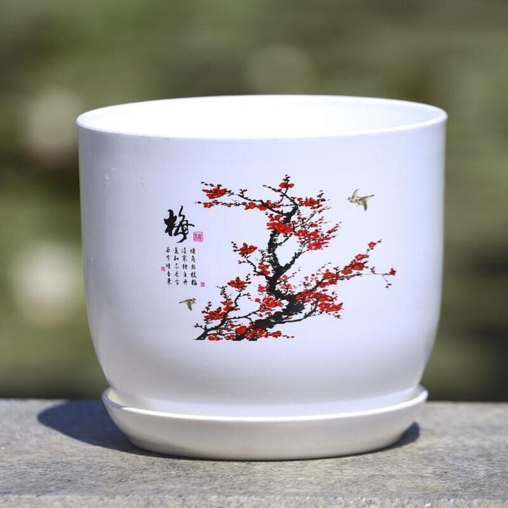Aloe Vera Pot - Vaso de Plástico Extra Grande Branco