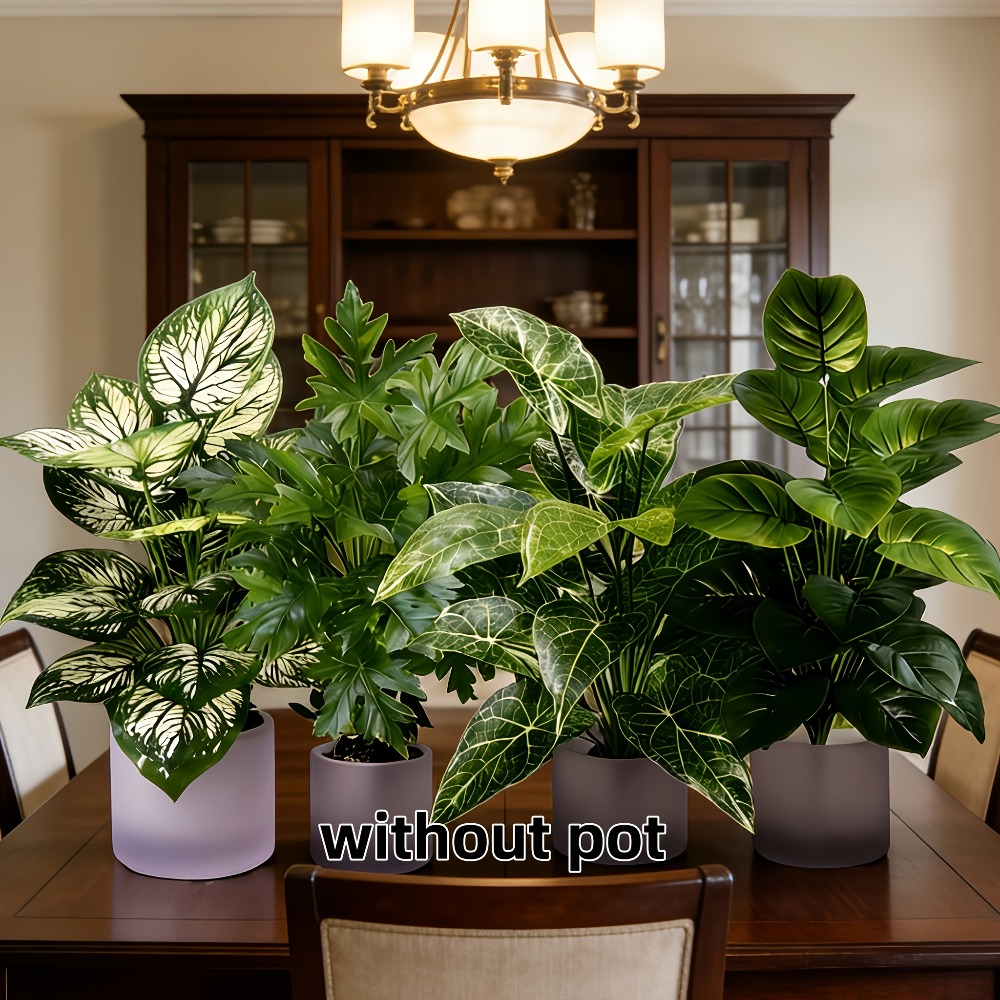 Conjunto de 4 Plantas Artifici - Monstera Adansonii avaliação e preço