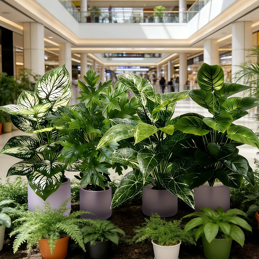 Conjunto de 4 Plantas Artifici - Monstera Adansonii avaliação e preço