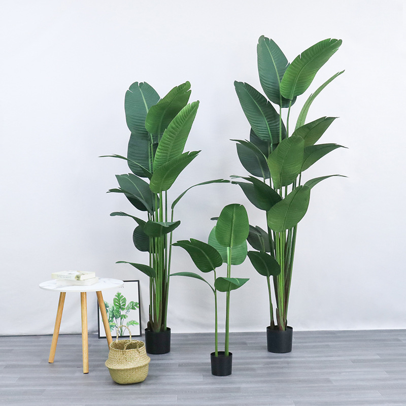 Plástico artificial em vaso ​  - Bird Paradise Strelitzia avaliação e preço