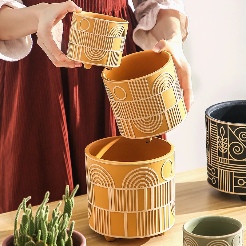 Vaso de flores de cerâmica cil - Aloe Vera Pot avaliação e preço